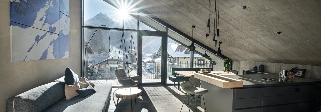 Wohnraum Wohnraum - Glanzer Homes Längenfeld Zentrum - Längenfeld