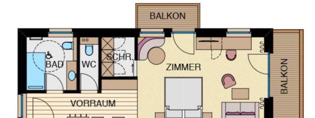 Grundriss Deluxe - Hotel Burgstein alpin & lifestyle - Längenfeld