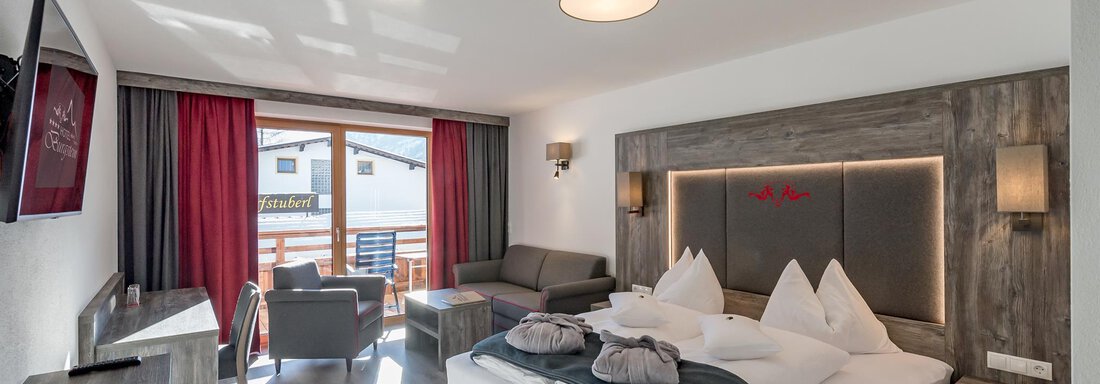Doppelzimmer Superior Doppelzimmer Superior - Hotel Burgstein alpin & lifestyle - Längenfeld