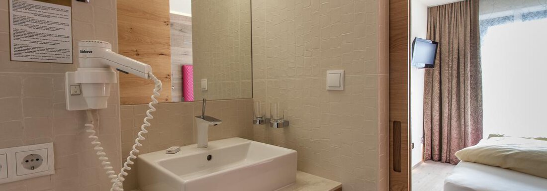 Badezimmer Junior Suite Comfort - "stefan" Hotel - Sölden