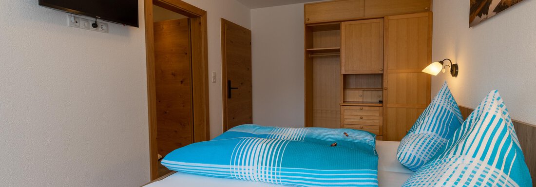 Schlafzimmer 1 Tobias App. - Apart Elluto - Sölden