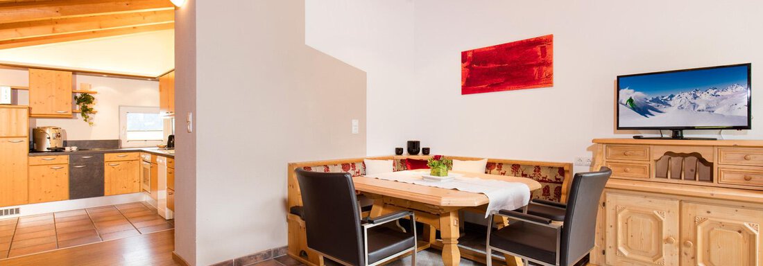 CHARME Küche mit Wohnzimmer CHARME Küche mit Wohnzimmer - Apart Falkner - Sölden