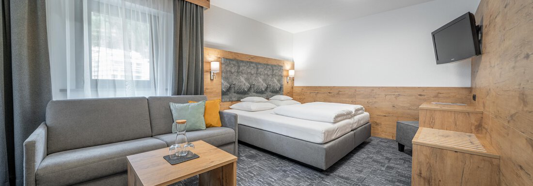 Doppelzimmer Standart | © Johannes Brunner (CC C) Doppelzimmer Standart - Apart Hotel Garni Alt Kaisers - Sölden