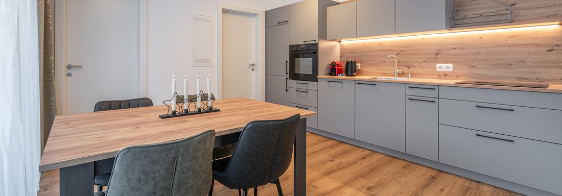 Wohnküche mit Essplatz - Apart Sonnenbichl - Sölden