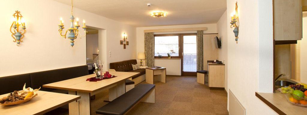 Wohnbereich - Appartement Alpin - Sölden