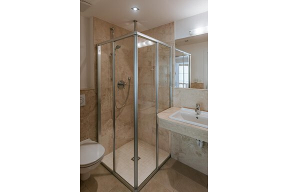 Badezimmer rechts_Bergbach - Appartement Bergbach Sölden - Sölden