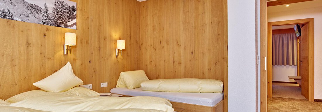 Dreibettzimmer - Appartement Diamant - Sölden