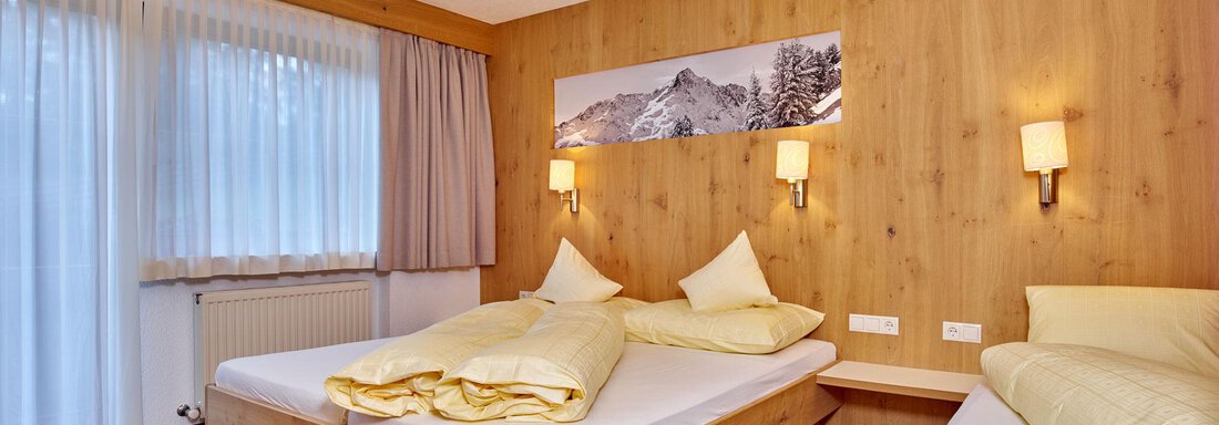 Dreibettzimmer - Appartement Diamant - Sölden