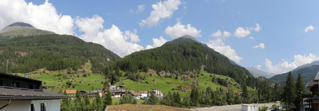 Blick zum Brunnenkogl II - Appartement Kathi Scheiber - Sölden