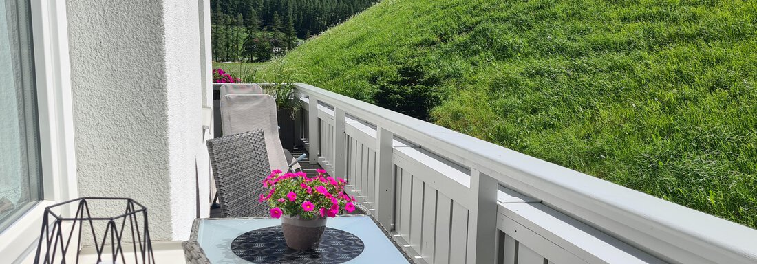 Balkon App. 1 Schlafzimmer - Appartement Skorpion - Sölden