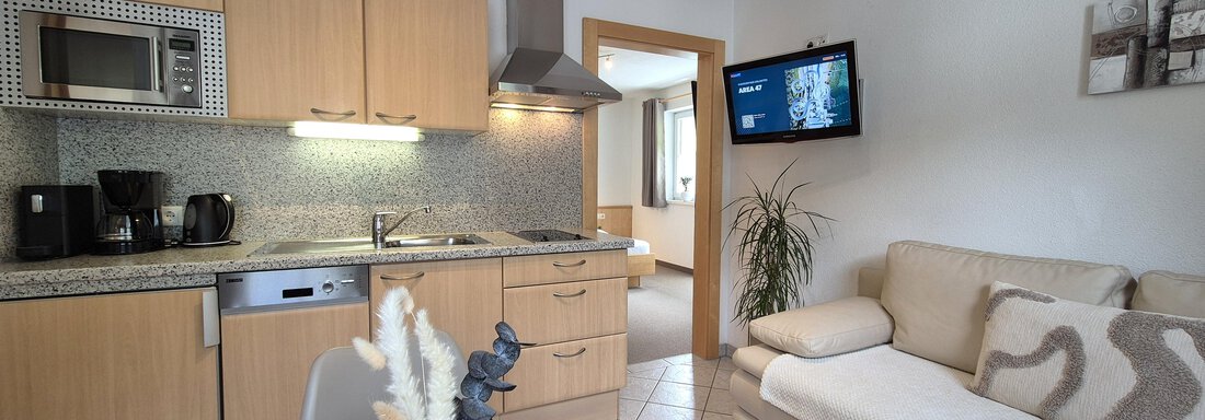 Küche App 1 Schlafzimmer - Appartement Skorpion - Sölden