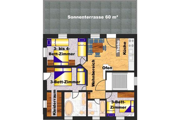 Skizze Skizze - Appartementhaus Arnold Hermann - Sölden