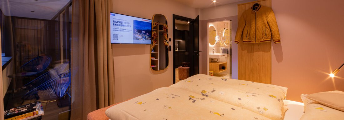 Alpenrose Schlafzimmer - Appartements Lorenzi - Sölden