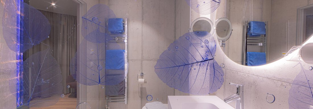 Dusche Design Detail - Appartements Lorenzi - Sölden