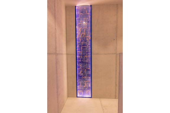Lichtbalken Dusche - Appartements Lorenzi - Sölden