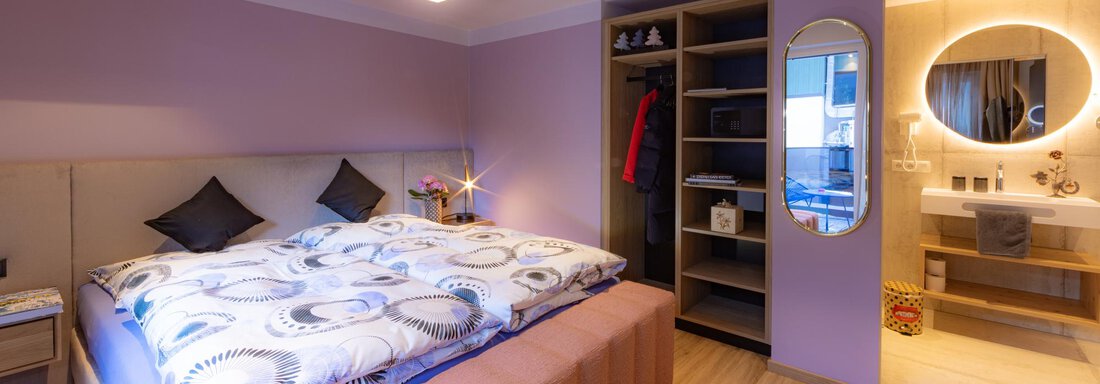 Clemantis Schlafzimme 1 C - Appartements Lorenzi - Sölden