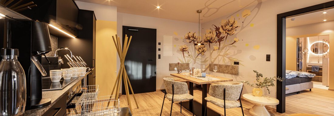 Butterblume  Wohn Küche Foto Lorenzi - Appartements Lorenzi - Sölden