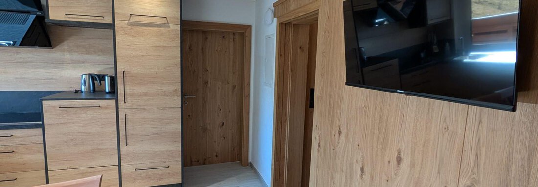 Wohnraum mit TV - Appt. Rosmarie - Sölden