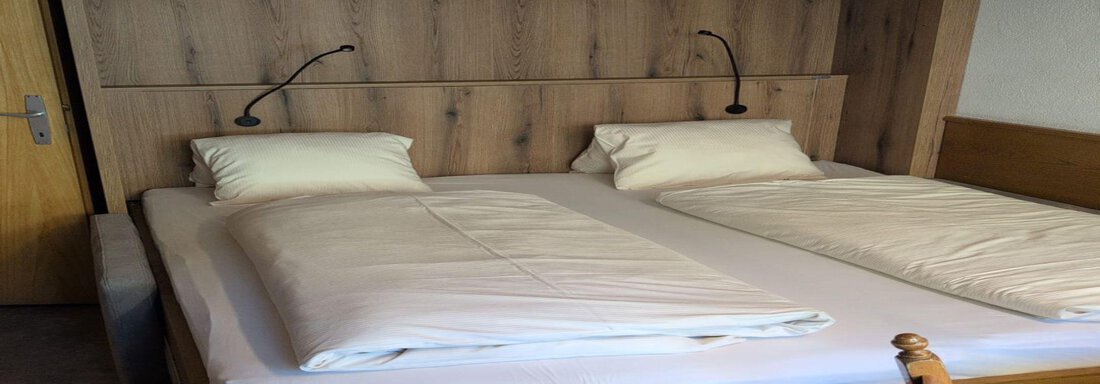 Wohnlandschaft als vollwertiges Doppelbett - Appt. Rosmarie - Sölden