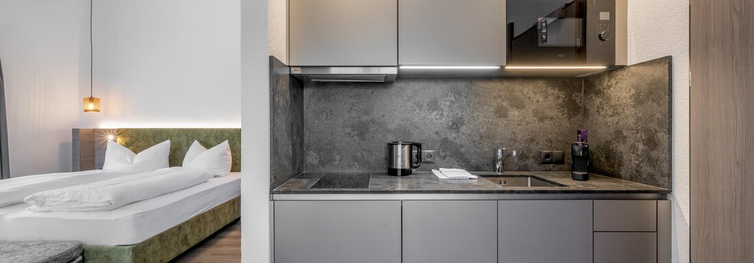 Living- kitchen area - Camping Sölden Apartments - Sölden