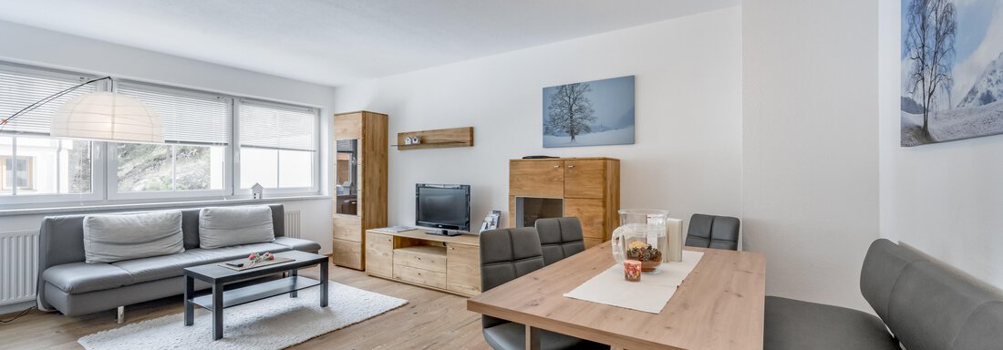 Appartement 3 Wohnraum | © Stephanie Maria Lohmann, Andreas Wolf (CC C) Appartement 3 Wohnraum - De Kupi's - Sölden