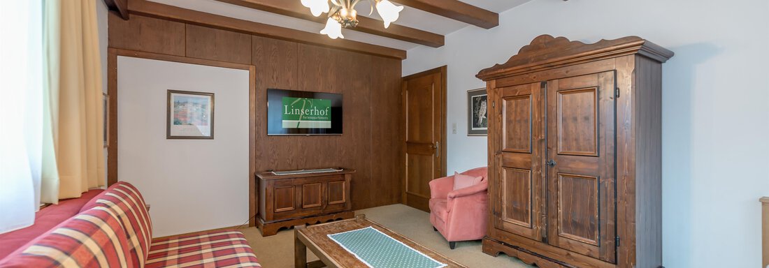 living room 2nd picture - Ferienappartements Linserhof - Sölden
