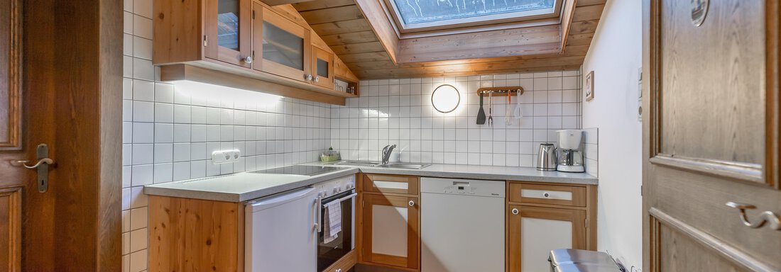 kitchen - Ferienappartements Linserhof - Sölden
