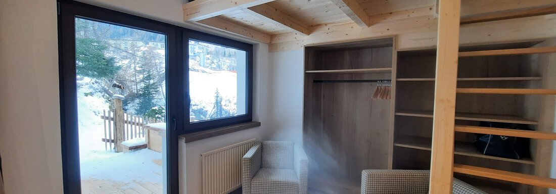 Gartenzimmer 2 (1 Doppelbett, 1 Hochbett 1,40m) - Ferienhaus Anna - Sölden