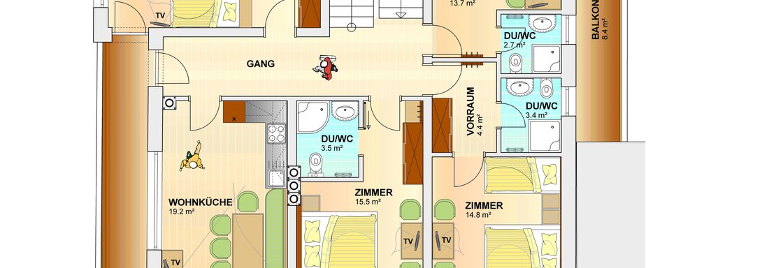 OG - Ferienhaus Apart Sonnzeit - Sölden
