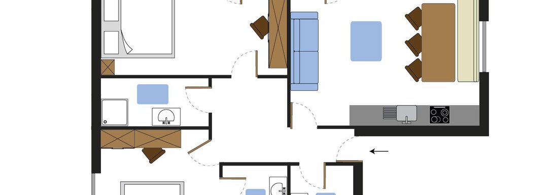 Skizze_App_Emilia - Ferienhaus F2 - Sölden - Sölden