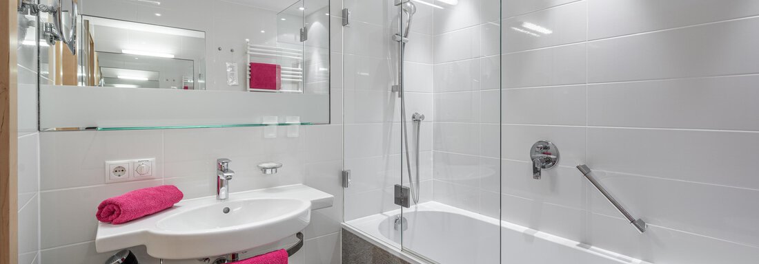 Bad Doppelzimmer 105 - Garni Concordia - Sölden