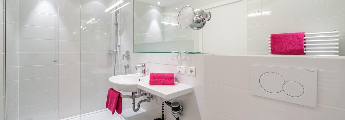 Bad Doppelzimmer 106 - Garni Concordia - Sölden