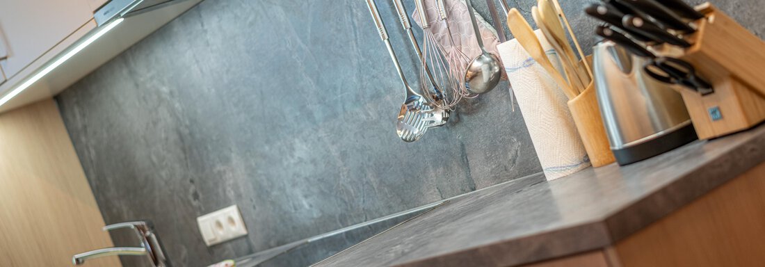 Küche Berge - Gästehaus Raphaela - Sölden