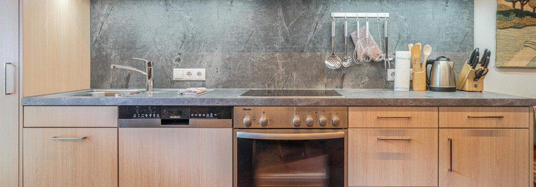 Küche Berge - Gästehaus Raphaela - Sölden