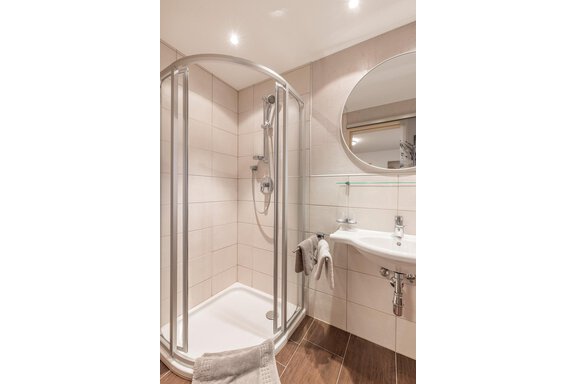 Dusche/WC - Gustl's Ferienhäusl - Sölden