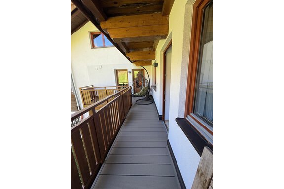 Balkon mit Sitzgelegenheit - Haus Saskia - Sölden