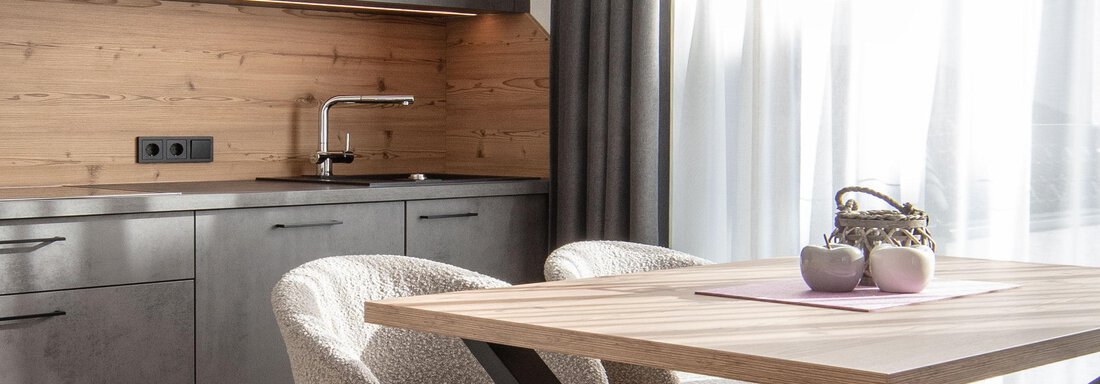 Wohnraum - Küche - Haus Sonnwend - Sölden