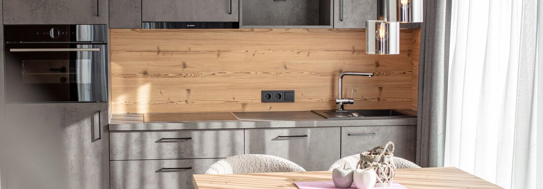 Wohnraum - Küche - Haus Sonnwend - Sölden