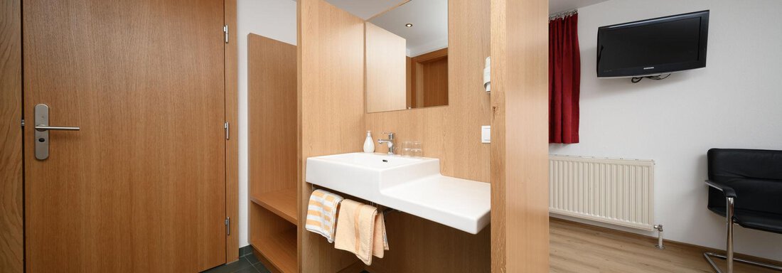 Waschbereich - Hotel Garni Maria Theresia - Sölden