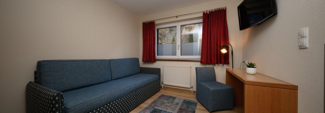 Junior Suite_Wohn-Schlafbereich 2 - Hotel Garni Maria Theresia - Sölden