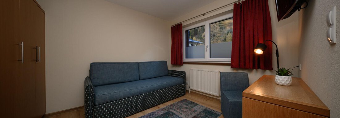 Junior Suite Wohn-Schlafbereich - Hotel Garni Maria Theresia - Sölden