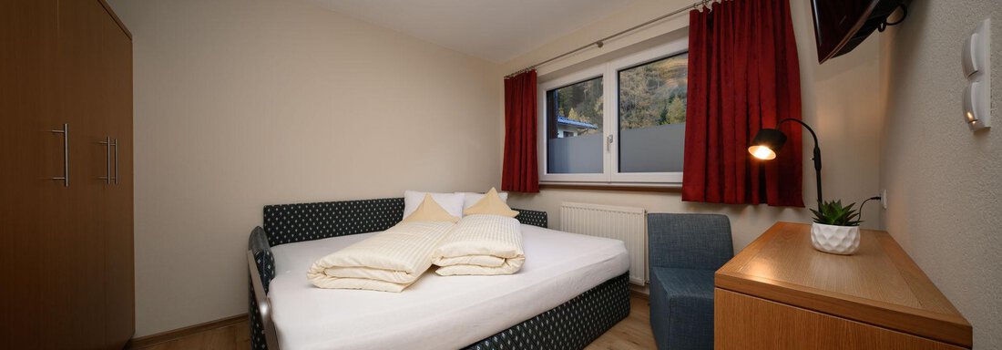 Junior Suite_Schlafbereich - Hotel Garni Maria Theresia - Sölden