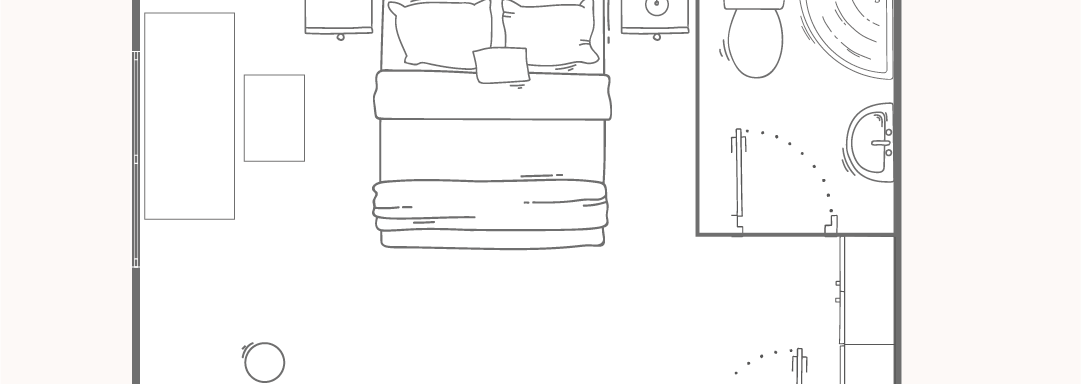 Studio Viktoria Grundriss - Hotel Garni Viktoria - Sölden