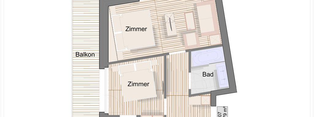 Family Room Grundriss - Hotel VAYA Sölden - Sölden