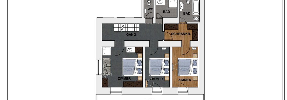 Homepage Grundrisse App. Söldenkogel 1.OG  - Lyns Home - Sölden