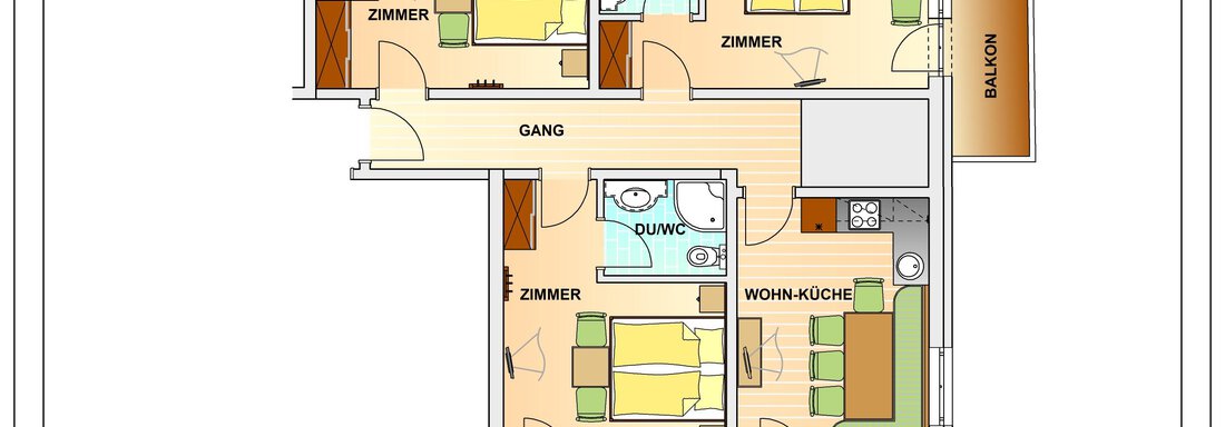 Panorama Apart 3 Schlafzimmer - rechenau living & relax - Sölden