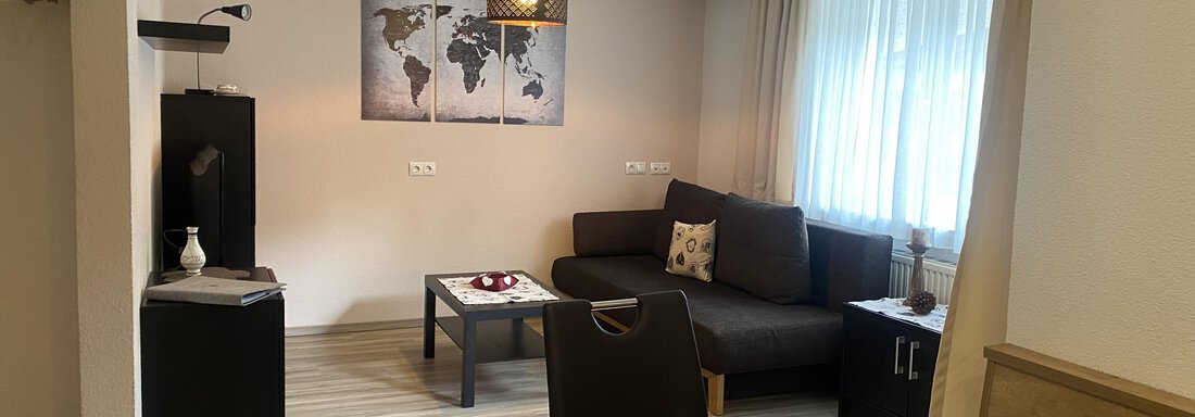 Wohnzimmer klein aber fein - Sportpension Rubin - Sölden