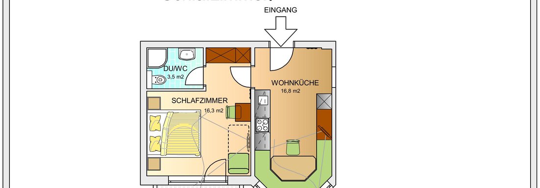 Wohnung 1 Schlafzimmer - Toni's Ferienheim - Sölden