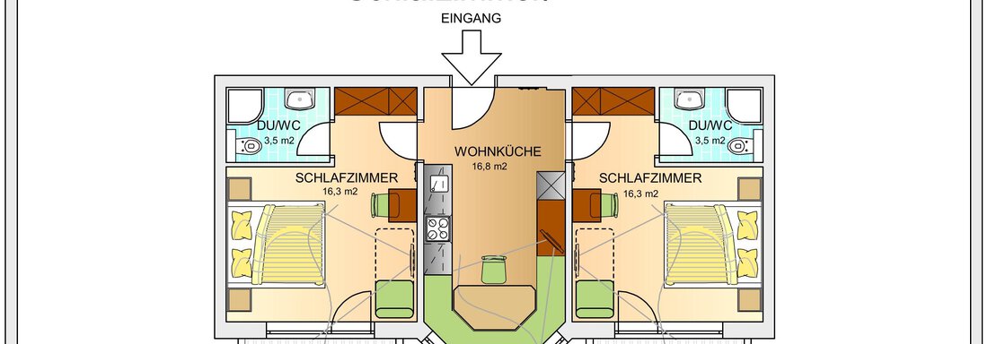 Wohnung 2 Schlafzimmer - Toni's Ferienheim - Sölden