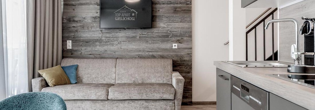 Wohnraum Luxury Penthouse für 6-7 Personen Wohnraum Luxury Penthouse für 6-7 Personen - Top Apart Gaislachkogl - Sölden